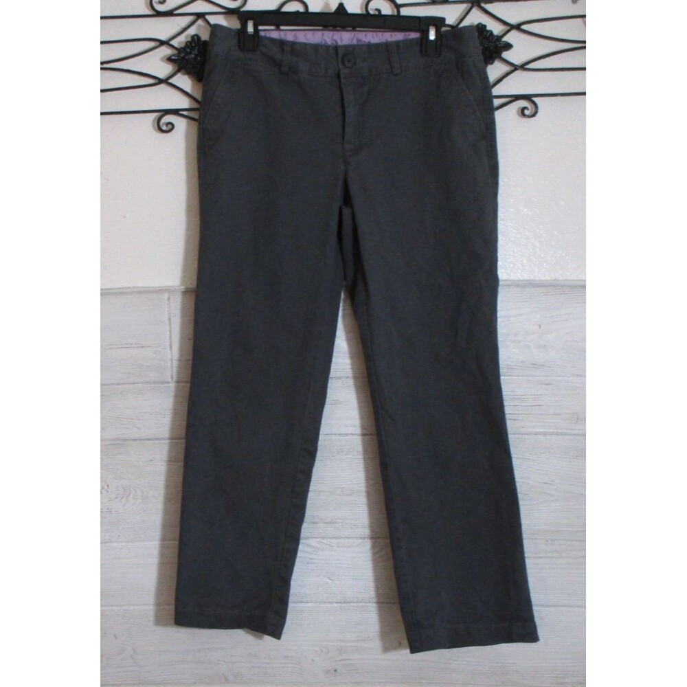 Dockers Pants Women's Size 8 Gray Tapered Leg Pockets